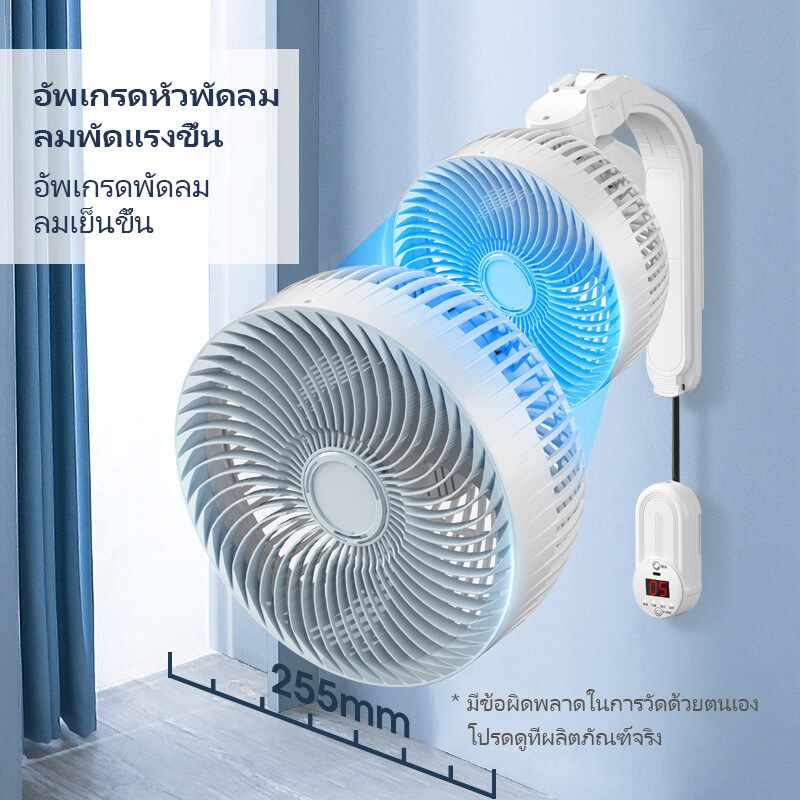 ICIC  พัดลมติดผนัง Wall fan พัดลมผนัง พัดลมแขวนผนัง รีโมท พัดลมไฟฟ้า การควบคุมระยะไกล พัดลม พัดลมอุตสาหกรรม