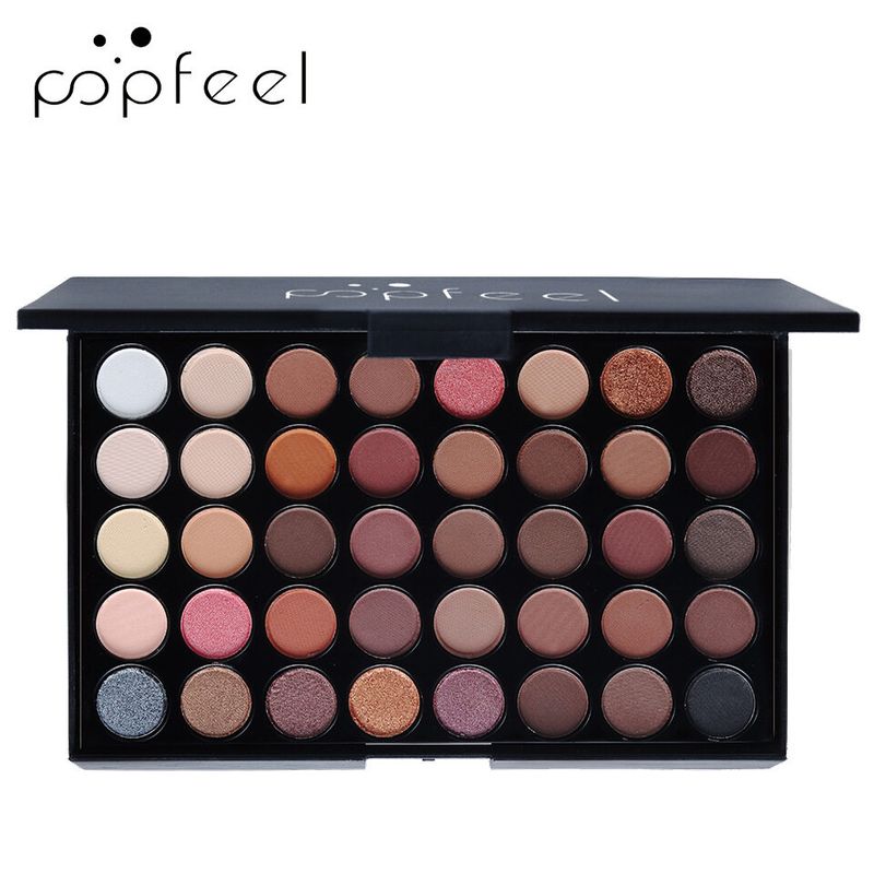 หลายประโยชน์ POPFEEL อายแชโดว์ 40สี มี2แบบให้เลือก สีติดง่าย เนื้อใยไหม ละเอียดไม่เป็นก้อน ธรรมชาติและสีชัด สีแมท/ประกายชิมเมอร์ พาเลท พาเลตต์อายแชโดว์ พาเลทตา กันน้ำและกันเหงื่อ พาเลทอายแชโดว์ พาเลทแต่งหน้า Eyeshadow palette