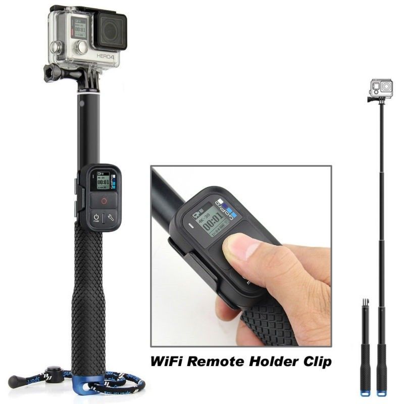 Gopro Wifi Remote Holder Clip ที่ยึดรีโมทเข้ากับไม้เซลฟี่