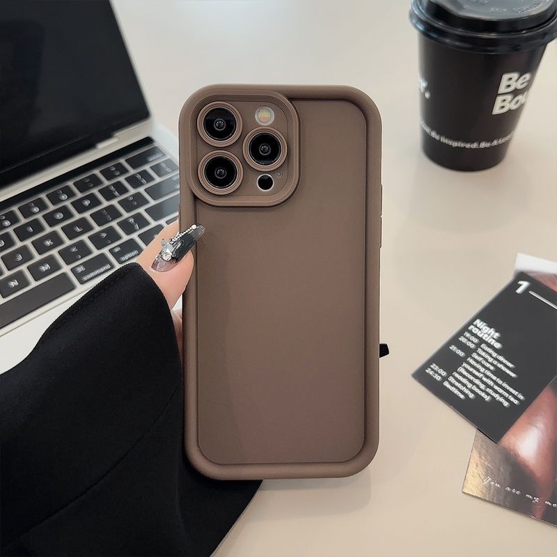 เคสโทรศัพท์ For iPhone 11 13 12 14 15 Pro Max XR 12 PRO SE 15 pro X XS MAX 7 8 Plus TPU การป้องกันเลนส์กล้องเคสกันกระแทก