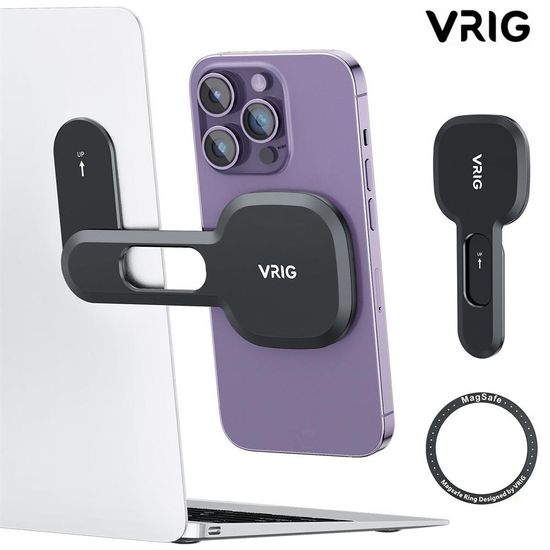 Vrig MG-10 Universal Magnetic แล ็ ปท ็ อปผู ้ ถือโทรศัพท ์ ขาตั ้ งโทรศัพท ์ ด ้ านข ้ างสําหรับ Magsafe Iphone Android แขนแม ่ เหล ็ กปรับได ้