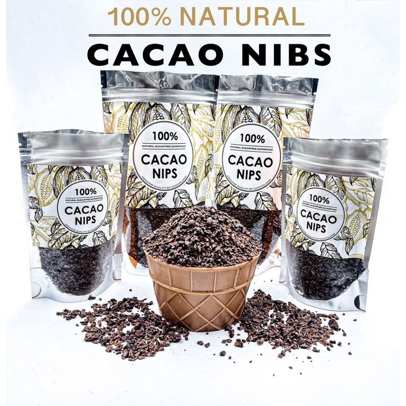 ‼️Super Food‼️Cacao Nibs คาเคานิบส์ 100% จากเมล็ดโกโก้ธรรมชาติ