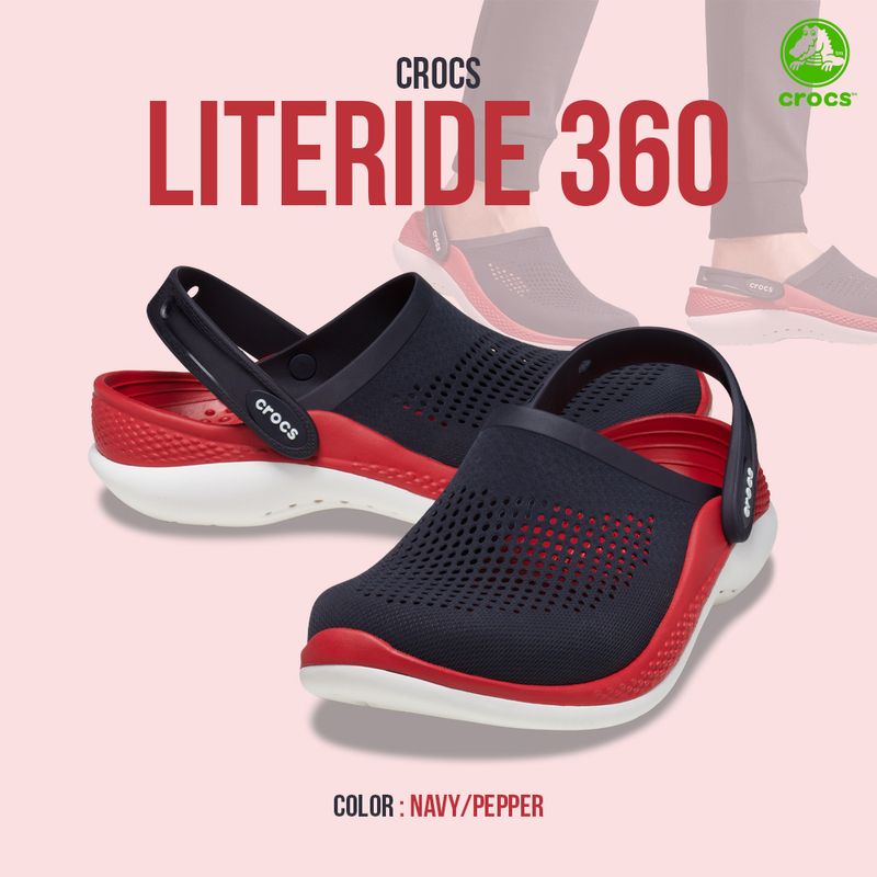 Crocs รองเท้าแตะ รองเท้าลำลอง CR UX Literide360 206708-4CC (2790)