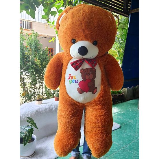 ตุ๊กตาหมีตัวใหญ่ ขนนุ่มขนาด110cm.ใยเกรดA ผ้าดี นุมนิ่ม น่ากอด