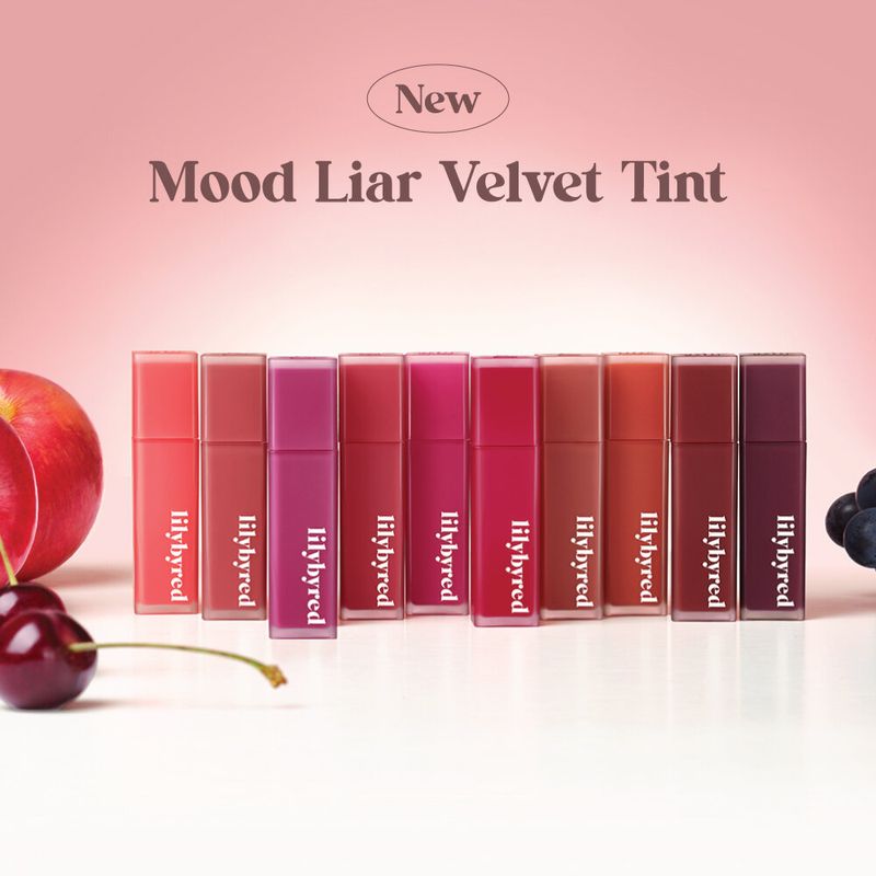 LILYBYRED MOOD LIAR VELVET TINT (AD) 4.2 G. ( ลิป ทิ้นท์ เนื้อแมท ติดทน เครื่องสำอางค์)