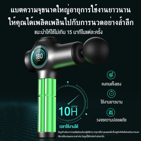 DOBETTERSปืนนวดกล้ามเนื้อ Massage Gun ปืนนวดสำหรับไหล่และกล้ามเนื้อ พกพาสะดวก บรรเทาอาการปวดเมื่อยได้ ปืนนวดไฟฟ้า ปืนนวด