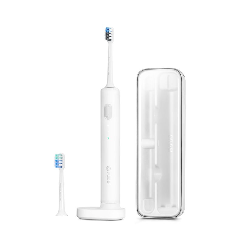 [ของแท้ 100%] Xiaomi Dr.Bei Q3 Electrical Toothbrush Pink Gradient  พร้อมหัวแปรง Sonic  ทำความสะอาดล้ำลึก (ไม่มีประกัน)