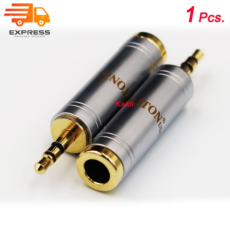 Liton usa Gold Plated Jack 3.5 mm Male to 6.35 mm Connector Female Stereo Audio Adapter