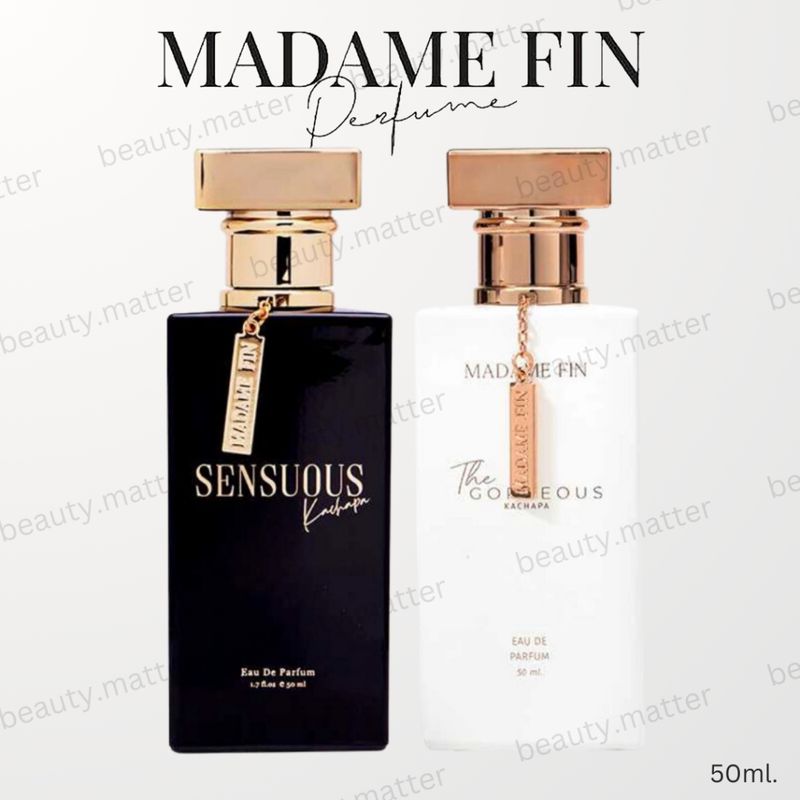 พร้อมส่ง/ของแท้💯มาดามฟิน SENSUOUS/GORGEOUS Kachapa มดดำ Madame Fin น้ำหอมมดดำ 50 ml.