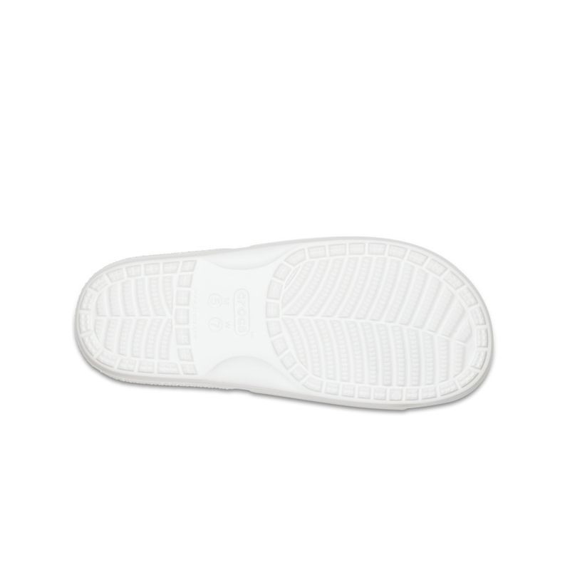 CROCS รองเท้าแตะผู้ใหญ่ CLASSIC CROCS SLIDE รุ่น 206121100 - WHITE