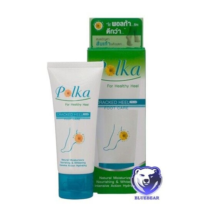 POLKA CRACKED HEEL CREAM  พอลก้า ครีมทาส้นเท้าแตก   [1 กล่อง/60g ]