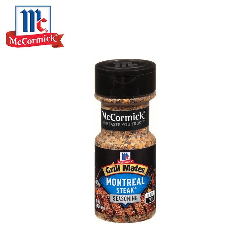 McCormick Grill Mates Montreal Steak แม็คคอร์มิค กริลล์เมทส์ เครื่องปรุงรสสเต็ก 96 กรัม