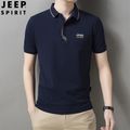 JEEP SPIRIT เสื้อโปโลของผู้ชายสำหรับฤดูร้อน