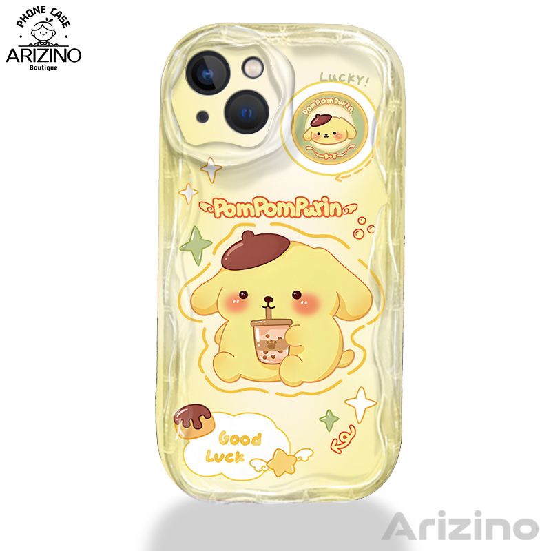 เคส OPPO A57 A58 A38 A18 A78 A98 A60 A77S A55 A17 A17K A16 A15 A54 A95 A96 A76 A12 A3S A7 A5S A74 A94 A93 Reno4F F9Pro A9 2020 ชาพุดดิ้งพุดดิ้งเคสโทรศัพท์ TPU ป้องกันการตกสำหรับสุนัขหยก