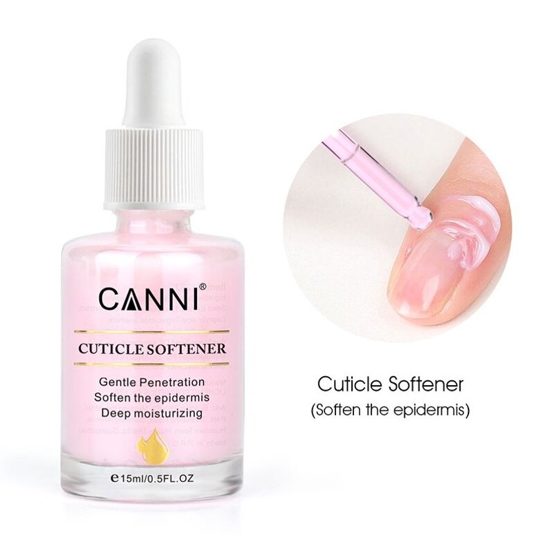 Canni หนังนุ่ม น้ำยาตัดหนัง ขนาด15ml น้ำยาตัดหนัง หนังนิ่ม น้ำยาหนังนิ่ม เตรียมหน้าเล็บ ตัดหนังเล็บ