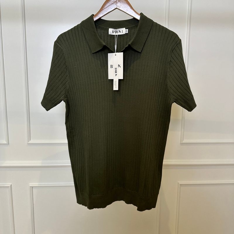 BARON New Premium London Polo เสื้อโปโลผ้าร่องนุ่มรุ่นใหม่