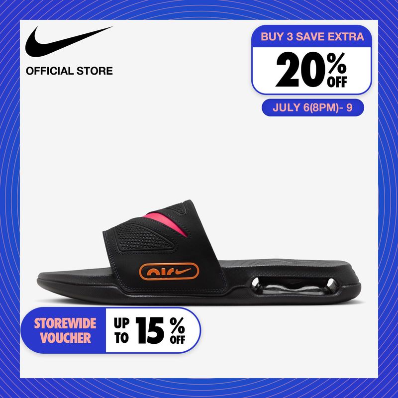 Nike Mens Air Max Cirro Slide Sandals - Black ไนกี้ รองเท้าแตะแบบสวมผู้ชาย Air Max Cirro - สีดำ