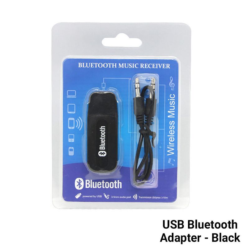 บลูทูธมิวสิค 3.5mm Bluetooth Receiver ไร้สาย Audio Wireless Receiver มัลติฟังก์ชั่น อะแดปเตอร์ ส่งสัญญาณเสียง สำหรับใช้งานในรถในทุกที่