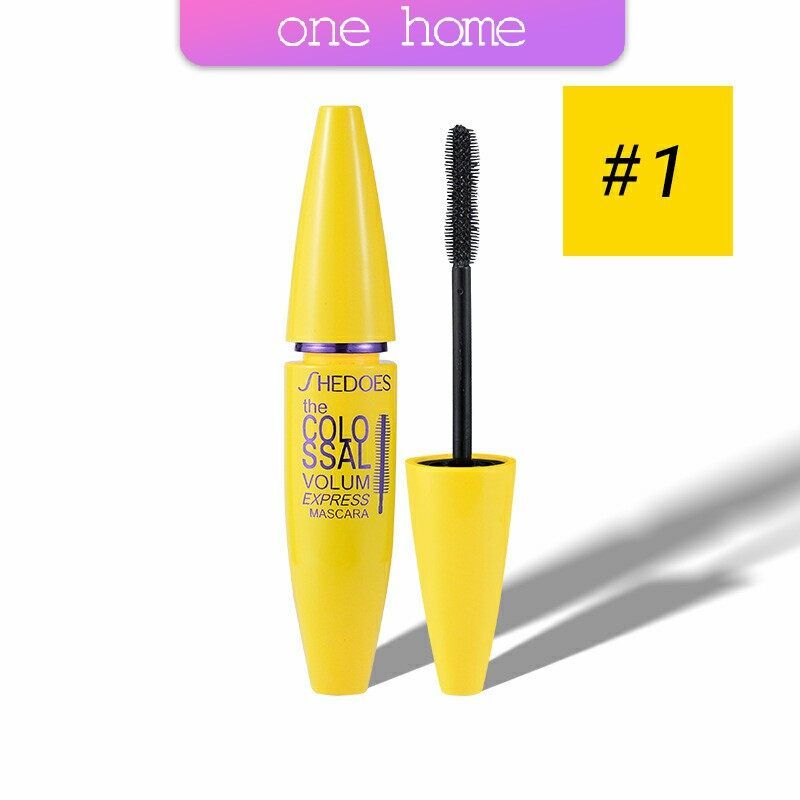 One Home Shedoes มาสคาร่า สูตรกันน้ำ สีดำ โคลอสซอล ติดทนนาน Mascara