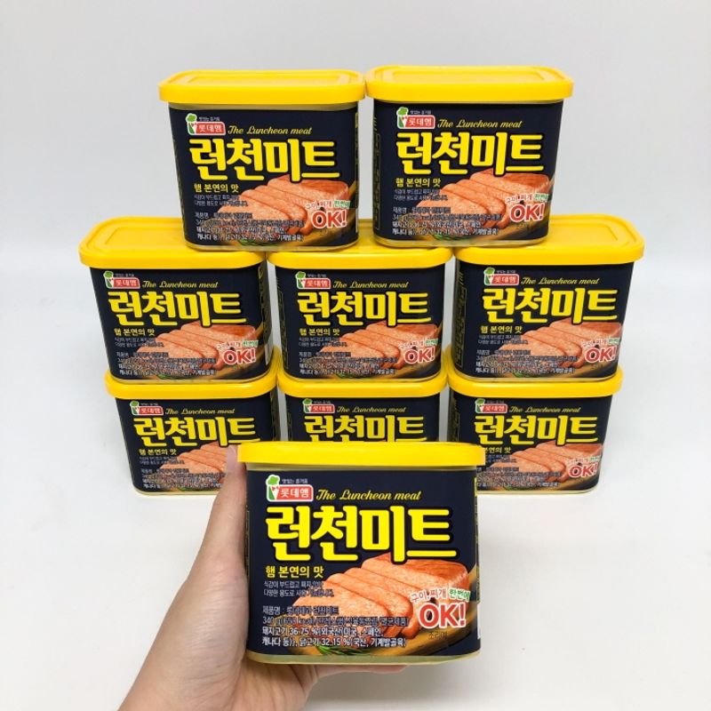 🍖แฮมเกาหลี🍖แฮมกระป๋อง CJ Luncheon Meat 200g 340g 런천미트 สเเปมหมู แฮมกระป๋องเกาหลี 스팸 spam