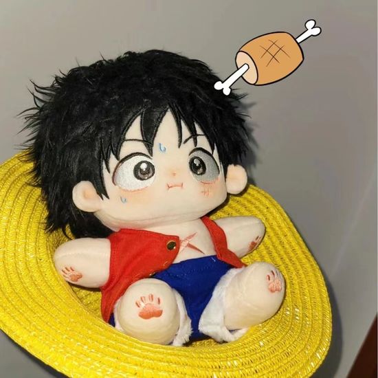 ตุ๊กตาอนิเมะ OnePiece Luffy น่ารัก ขนาด 20 ซม. ของขวัญ ของเล่นสําหรับเด็ก