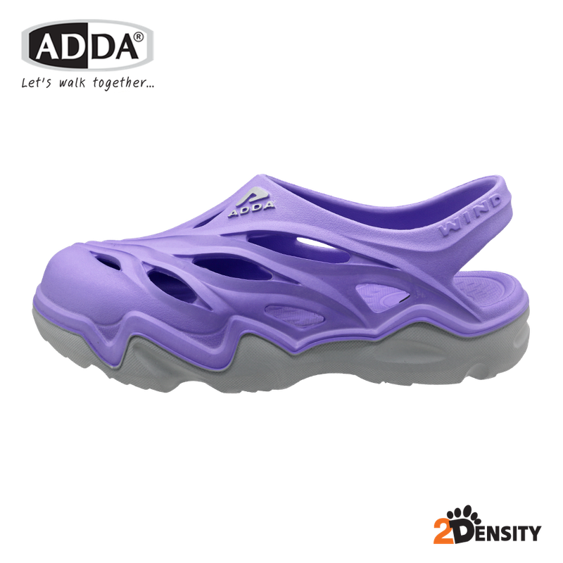 ADDA 2density รองเท้าแตะ รองเท้าลำลอง สำหรับผู้หญิง แบบสวมหัวโต รัดส้น รุ่น  5TD75W2 (ไซส์ 4-6)