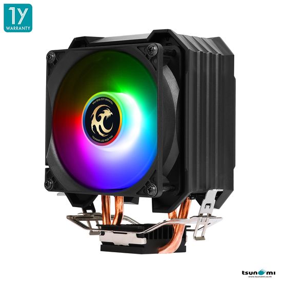 ซีพียูคูลเลอร์ Tsunami Super Storm TSS-8000 95W RGB CPU COOLER รับประกันสินค้า 1 ปี