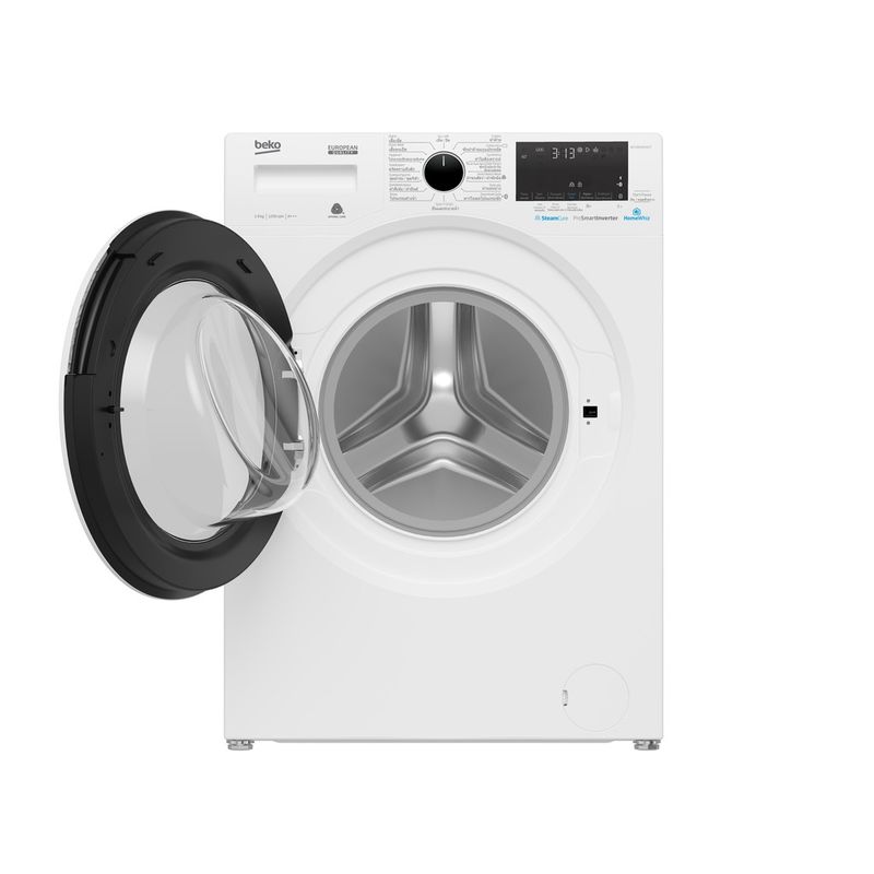 Beko WCV9649XWST เครื่องซักผ้าฝาหน้า 9 กก. 1200 RPM + ขาตั้ง