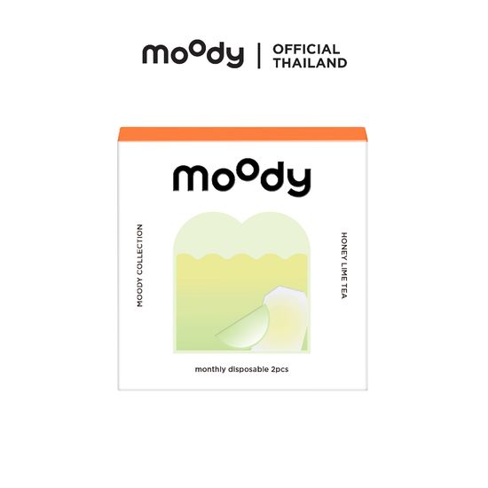 moody Honey Lime Tea (Lime-Green) มูดี้ คอนแทคเลนส์ รายเดือน