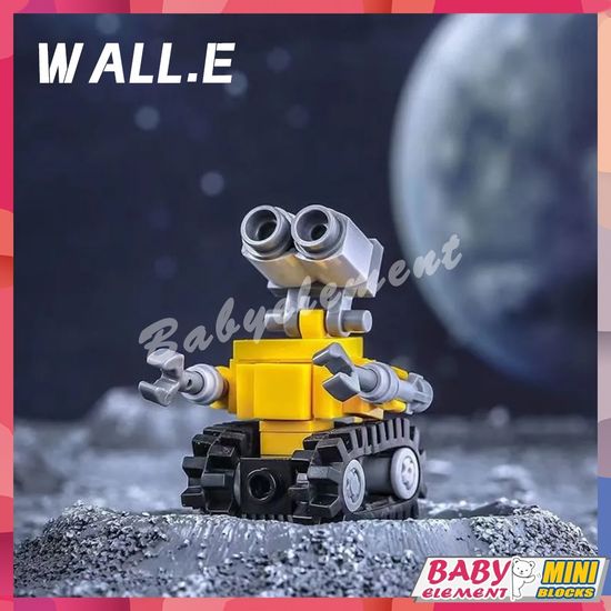 หุ่นยนต์ Toy Story Mini WALL-E บล็อกตัวต่อ DIY เครื่องประดับขนาดเล็กน่ารักประกอบของขวัญของเล่นเด็กผู้ใหญ่