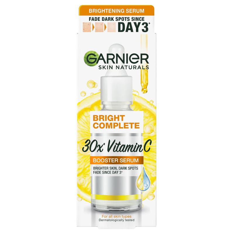 ของแท้💯% Garnier Light Complete Vitamin C Booster Serum 30ml  วิตามิน ซี  อนริ้วรอยเ เซรั่มหน้าใส