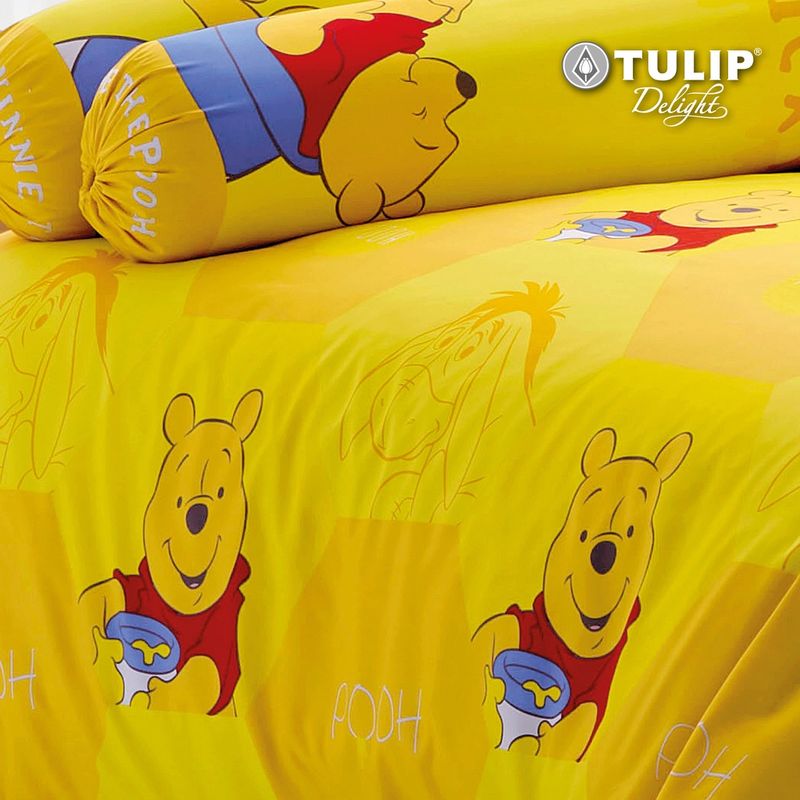 [ส่งฟรี] TULIP Delight หมีพูห์ DLC107 ลิขสิทธิ์แท้ Disney Pooh ชุดผ้าปูที่นอน ผ้าห่ม ผ้านวม พิมพ์ลายการ์ตูน