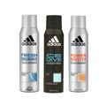 Adidas Power Booster Body Spray อาดิดาส พาวเวอร์ บูสเตอร์ สเปรย์ระงับกลิ่นกาย 150ml. (2ขวด)