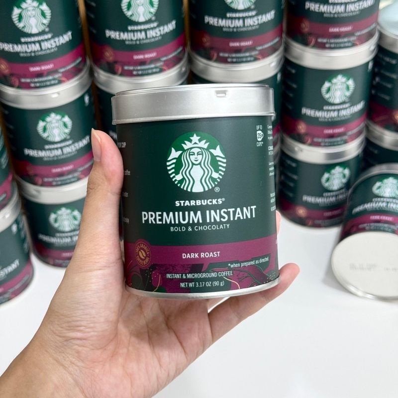 กาแฟนำเข้าจากอเมริกา Starbucks Medium ,Drak Roast Premium instant มีแบบกล่องและแบบกระปุกค่ะ