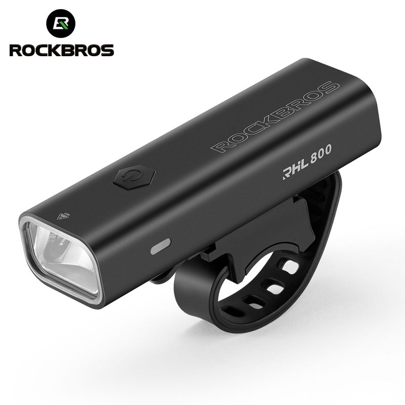 【Fulfilled by Shopee】 ROCKBROS ไฟจักรยาน 800 Lumen IPX6 กันน้ํา ชาร์จได้ 3000mAh ไฟความสว่างสูง อลูมิเนียมอัลลอยด์ เปลือกหอย กลางคืน ขี่จักรยาน