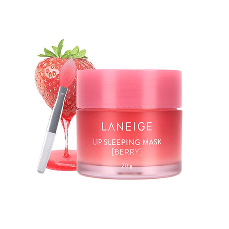 จัดส่งที่รวดเร็ว🏅LANEIGE Lip Sleeping Mask Berry 20g (2021)ลาเนจ ลิป สลีปปิ้ง มาส์ก มินิ กลิ่น เบอร์รี่ ลิปมันลาเนจสีชมพู ลิปบำรุงผิวปาก เติมความชุ่มชื่