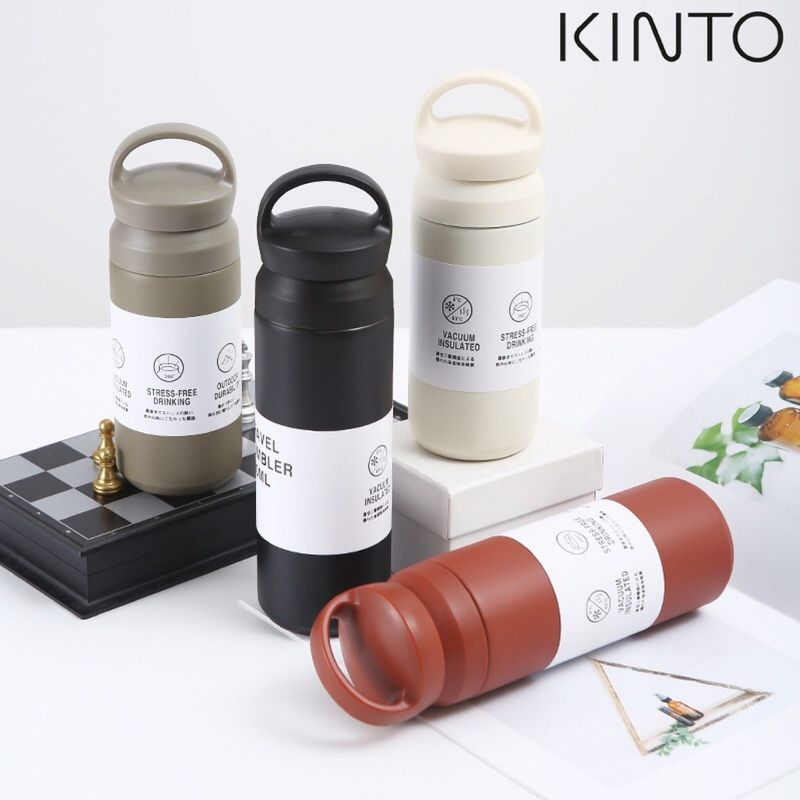 TRAVEL TUMBLER KINTO HANDLE 500 ml กระบอกน้ำ หูหิ้ว เก็บอุณหภูมิ ร้อน/เย็น