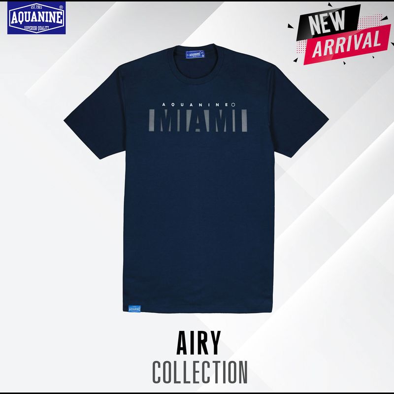 AQUANINE เสื้อยืด รุ่น AIRY เสื้อยืดมินิมอล ลิขสิทธิ์แท้