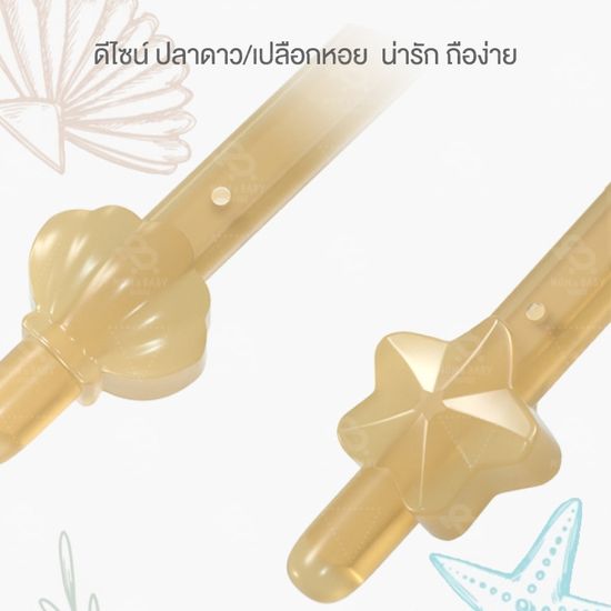 ชุดแปรงสีฟันเด็ก หัวแปรงซิลิโคน 360 องศา 0-18 เดือน พร้อมแก้ว