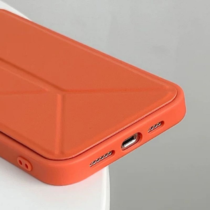 【Bracket hard case/Orange】เคส compatible for iPhone 11 12 13 14 15 pro max case