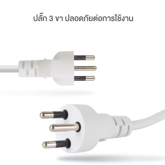 IWACHI ปลั๊กไฟ 1 สวิตซ์ 3/4/5/6 ช่อง สายไฟยาว 3/5 เมตร ปลั๊กพ่วงมาตรฐาน ผ่านการรับรองมอก.