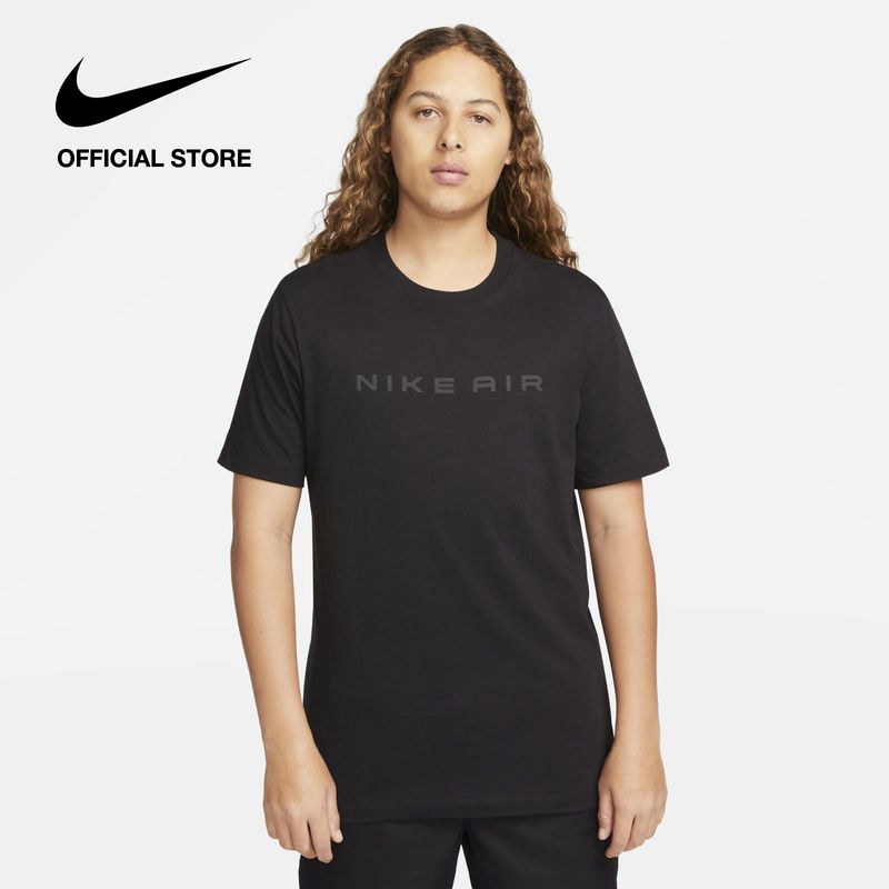 Nike Men's Swoosh Air 2 T-Shirt - Black ไนกี้ เสื้อยืดผู้ชาย Sprotwear AIR 2 - สีดำ