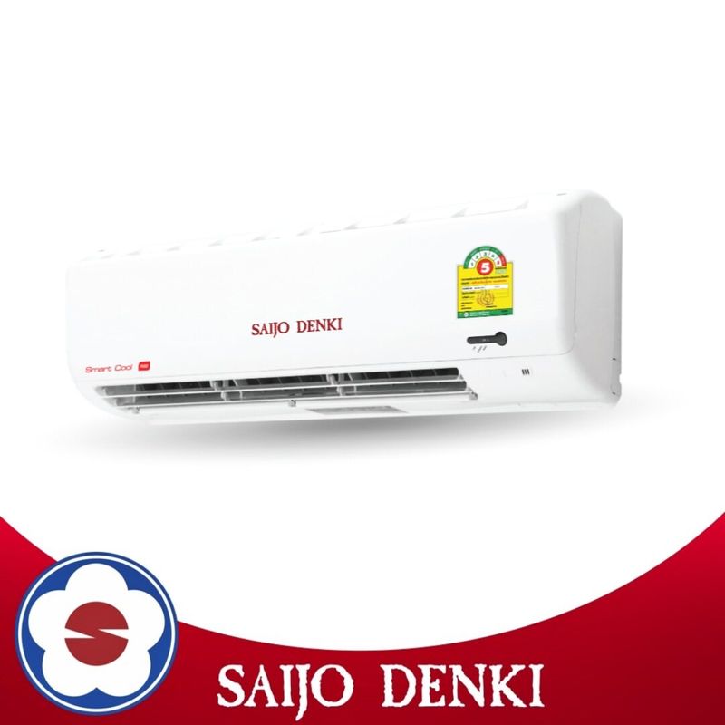 [ฟรีผ่อน0%นาน10เดือน]SAIJO DENKI แอร์ติดผนังรุ่น SMART COOL R32 ขนาด 18905 BTU