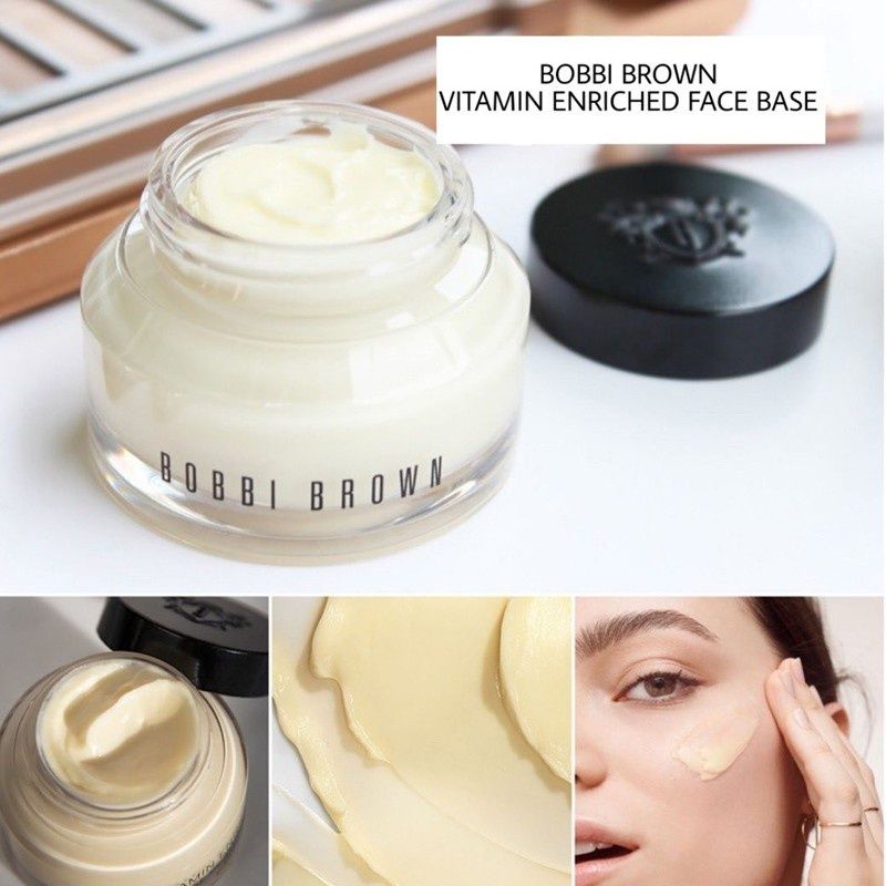 รับประกันของแท🌟BOBBI Brown Vitamin Enriched Face Base 50ml ดูแลผิวหน้า ให้ความรู้สึกเอิบอิ่ม มอบความนุ่มนวลชุ่มชื้นในทั