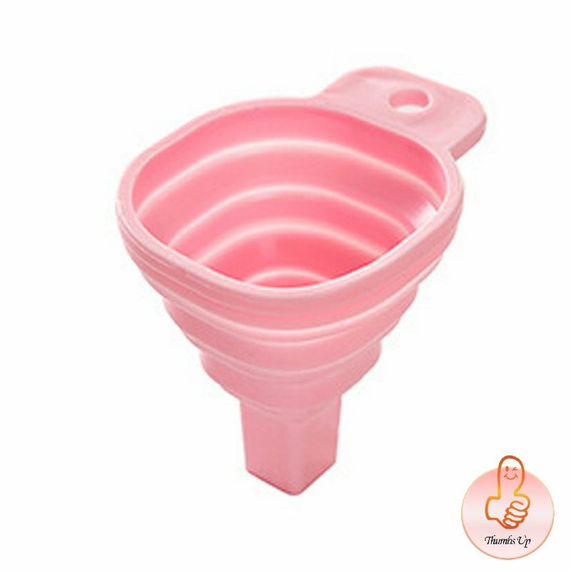 พับเก็บประหยัดพื้นที่ กรวยซิลิโคน  พกพาสะดวก Silicone funnel