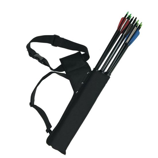 Archery Quiver Bracket 3 หลอดเอวกลับไหล่ 3 หลอดสั่นอุปกรณ์ยิงธนู