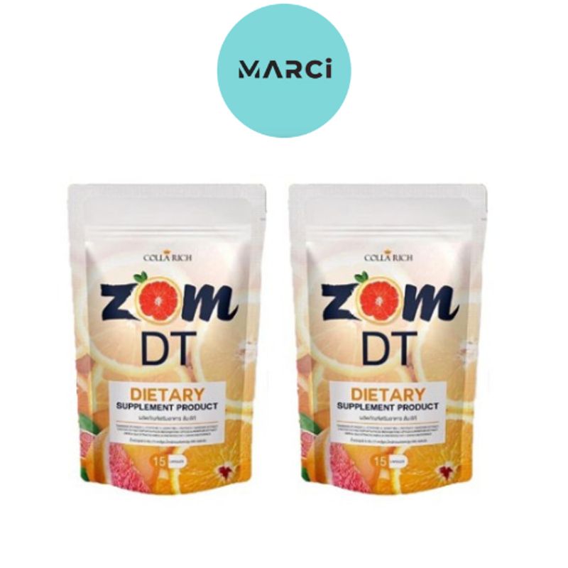 [ซื้อ 1 แถม 1] Zom DT ส้มดีที ดีท็อกซ์ (15 แคปซูล)