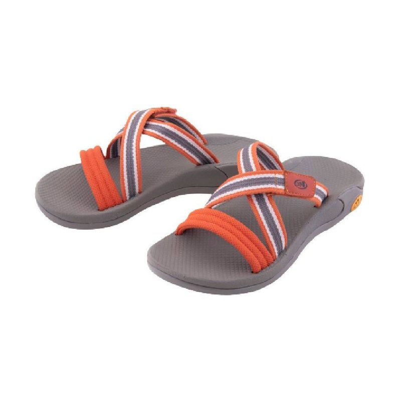 CC212 Orange-Multi Dortmuend The Orthotic Sandals รองเท้าสุขภาพ ที่ช่วยบรรเทาอาการเจ็บจากฝ่าเท้าแบน หรือเท้าผิดรูป และฝึกให้ยืนได้ตรงขึ้น