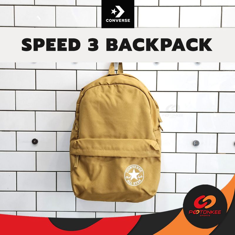 CONVERSE SPEED 3 BACKPACK *ลิขสิทธิ์แท้* กระเป๋าเป้ กระเป๋านักเรียน กระเป๋าคอนเวิร์ส