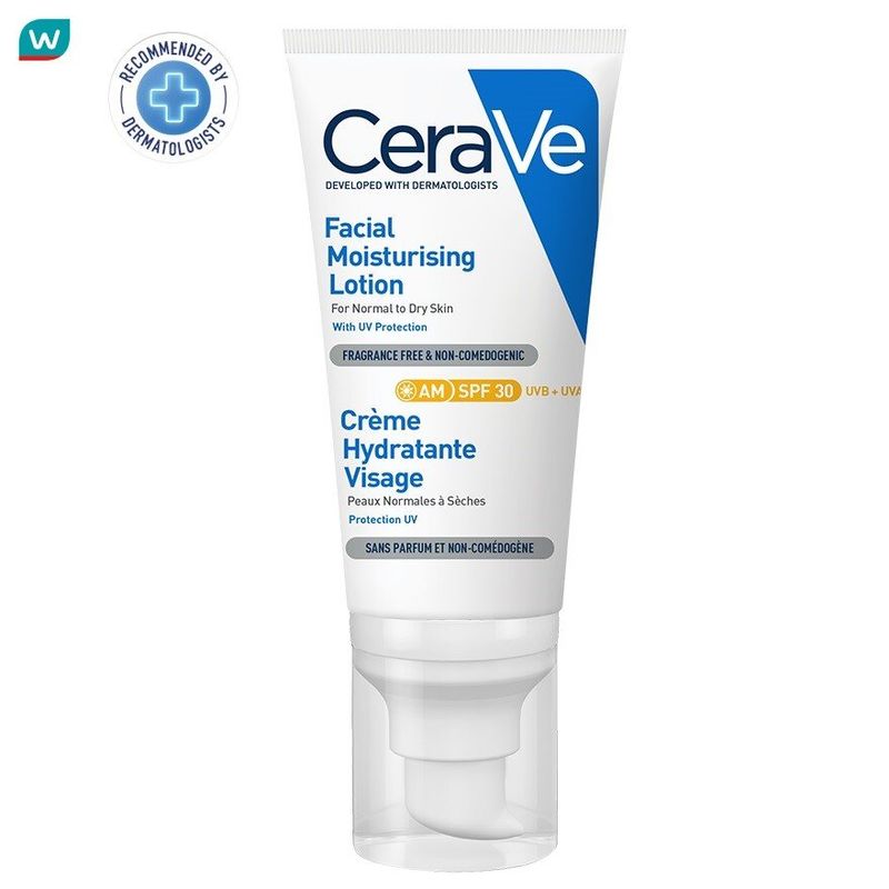 CeraVe เซราวี เฟเชียล มอยซ์เจอร์ไรซิ่ง โลชั่น + SPF 52มล (AM)